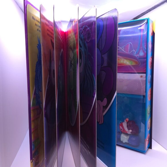 Inside Out 2 My Busy Books Storybooks Disney Pixar 10 figurines & Playmat New - Picture 4 of 9